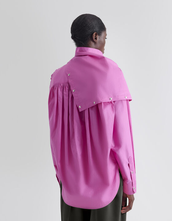 REMOVABLE SCARF SHIRT