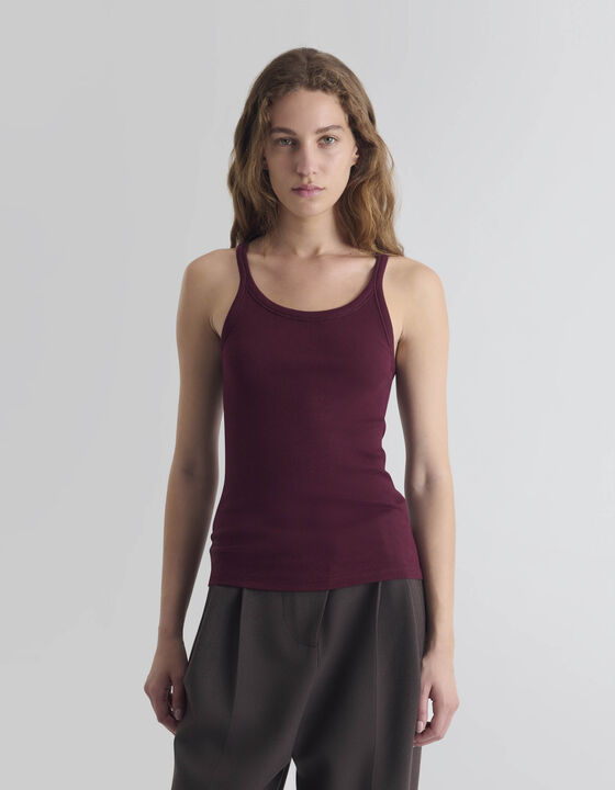 RIBBED TANK TOP