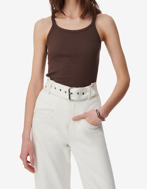 RIBBED TANK TOP