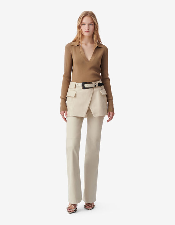 POLO NECK PULLOVER