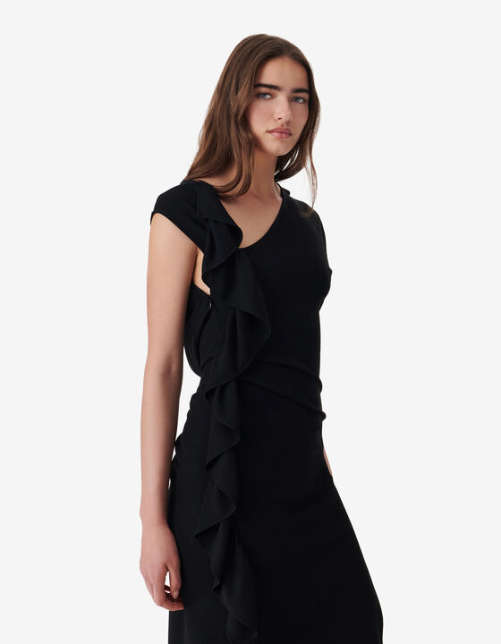 ROBE LONGUE DRAP&Eacute;E