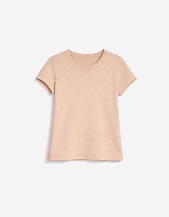 ROUND NECK LINEN T-SHIRT