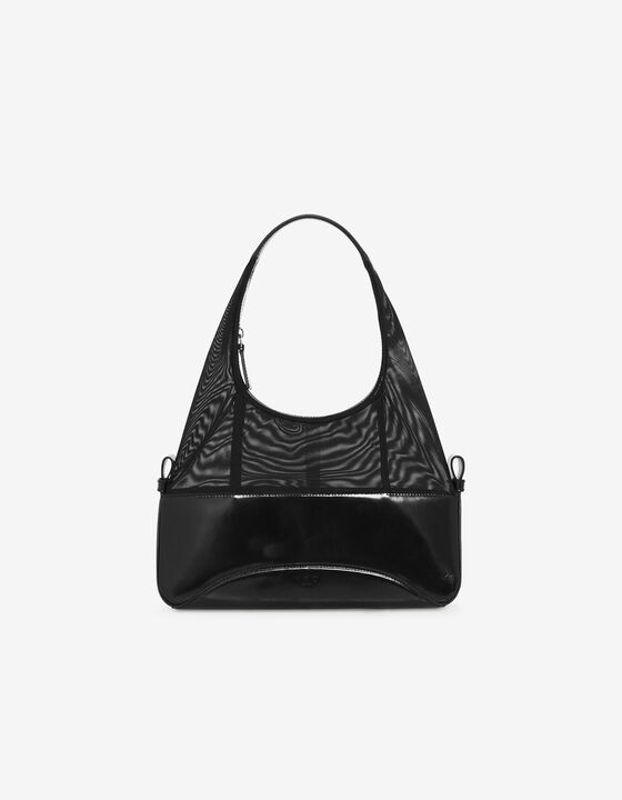 MINI DUAL-MATERIAL HOBO BAG