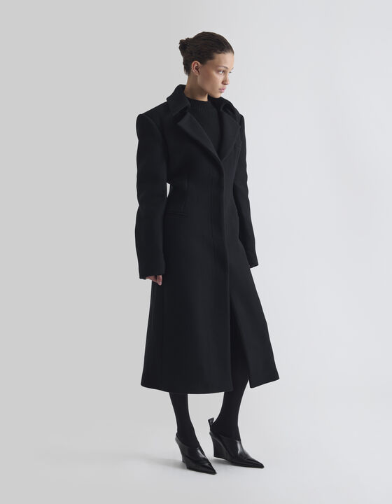 MANTEAU LONG CEINTR&Eacute;