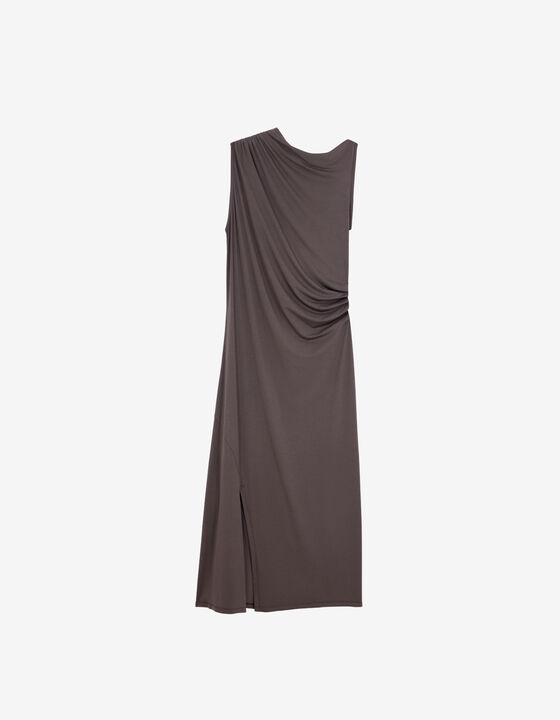 ASYMMETRICAL MIDI DRESS
