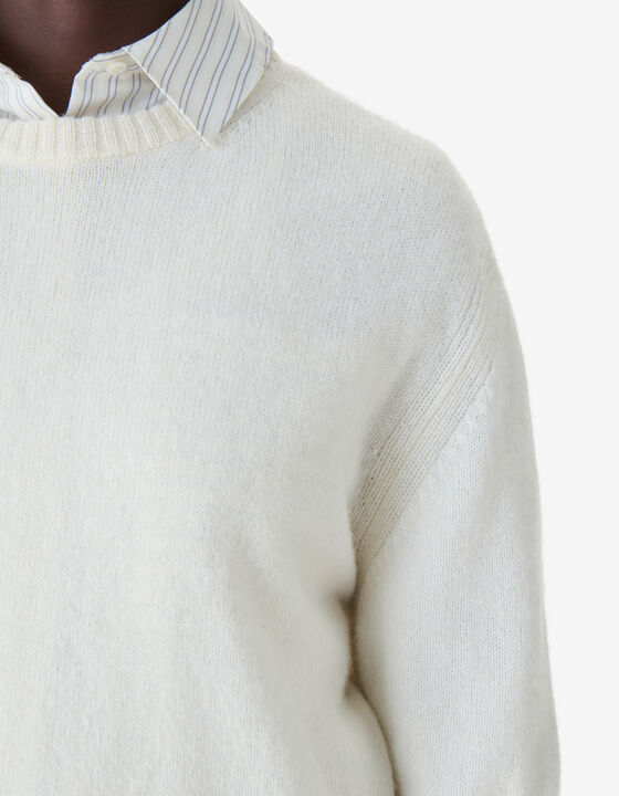 ALPACA ROUND NECK SWEATER