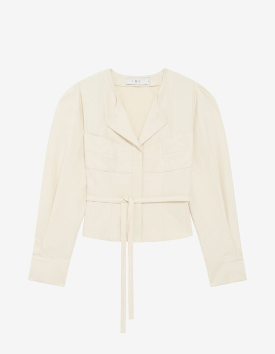 TOP WITH PATCHED BUSTIER