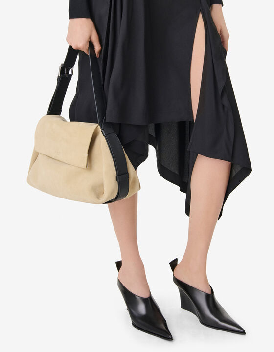 SUEDE SHOULDER BAG