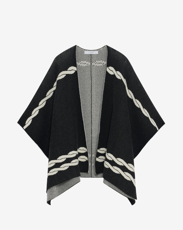 CAPE JACQUARD TRESSÉ WAJDI