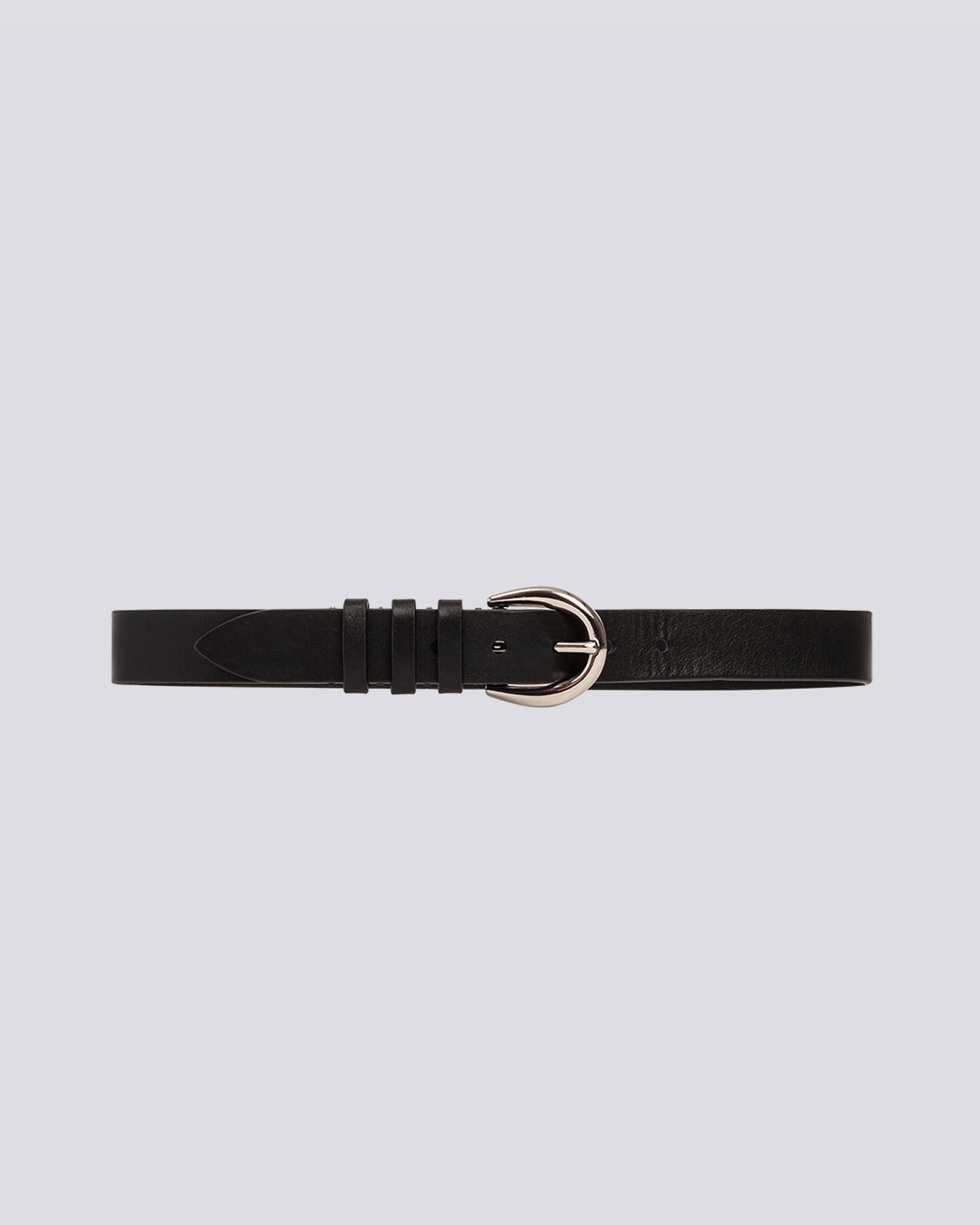 black silver belt