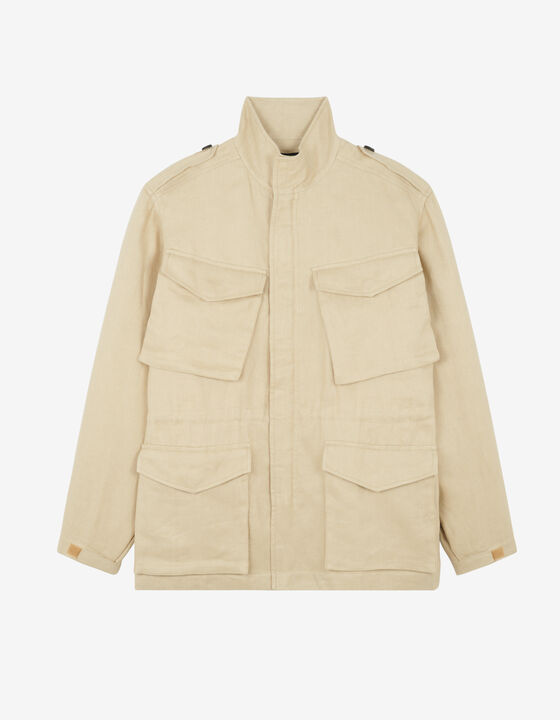 LINEN SAFARI JACKET