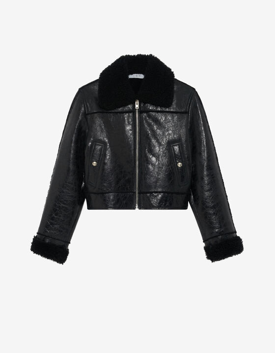 CROPPED LEATHER JACKET