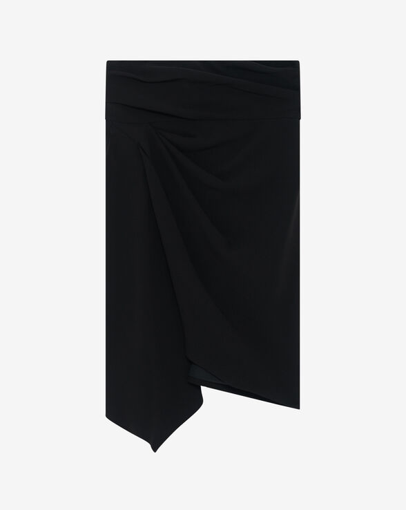 JUPE COURTE ASYMÉTRIQUE KEMIL