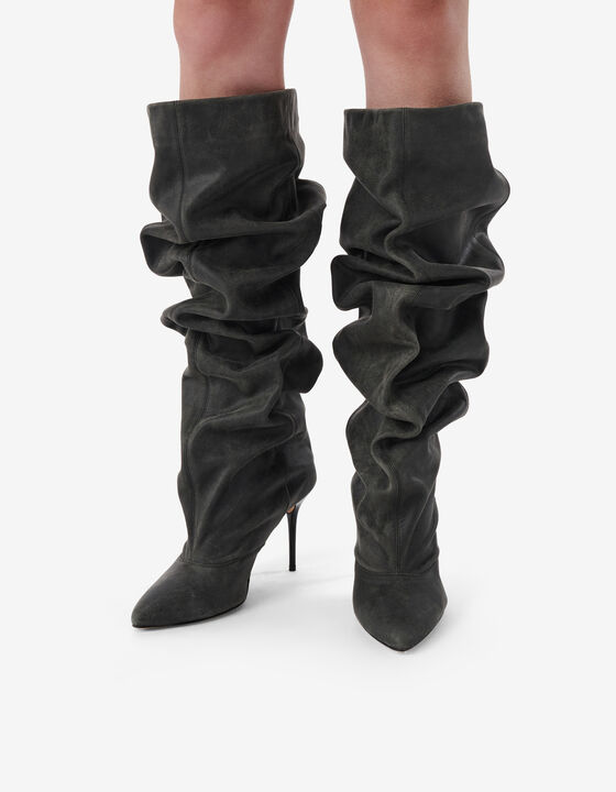 LOLY USED LEATHER BOOTS