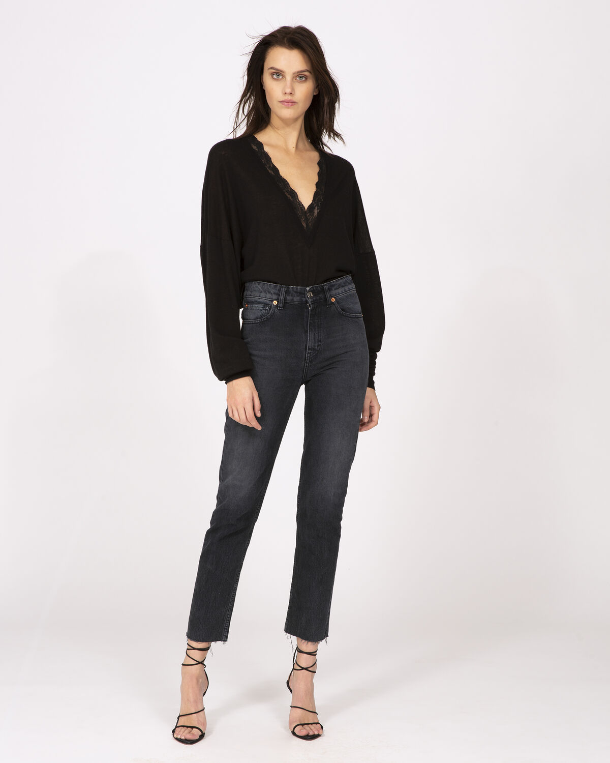 Chary Jeans Black And Grey by IRO Paris