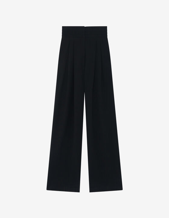 HIGH-RISE WIDE-LEG PANTS