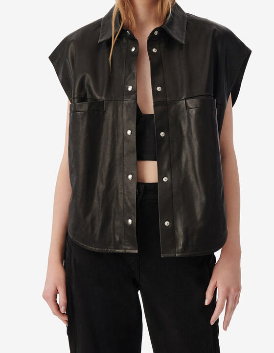CHEMISE EN CUIR