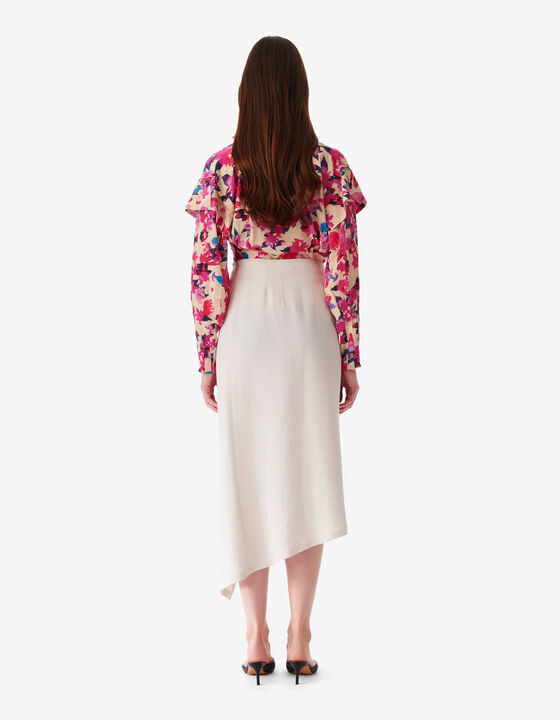 JUPE LONGUE ASYM&Eacute;TRIQUE