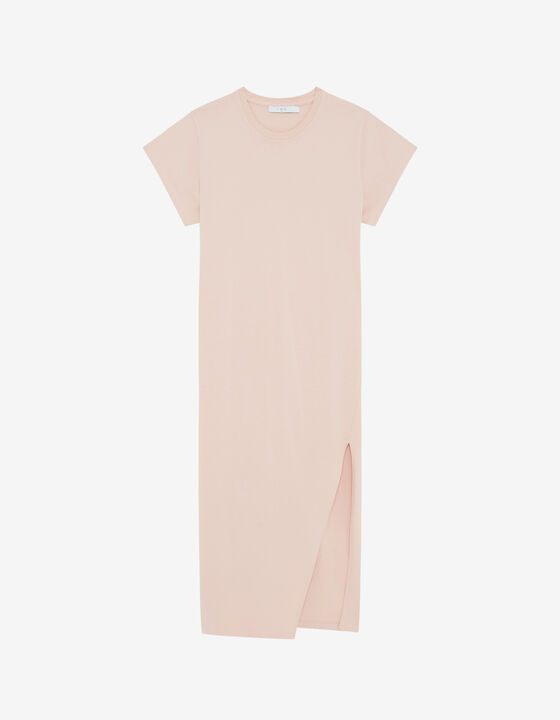 SLIT T-SHIRT DRESS