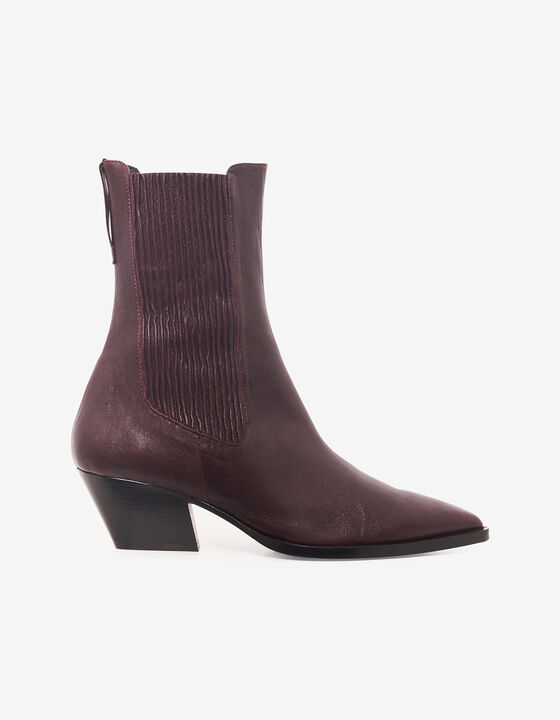 LEATHER LOW BOOTS