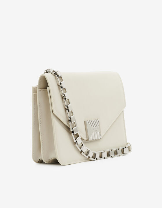 IRIS LEATHER BAG WITH CHAIN