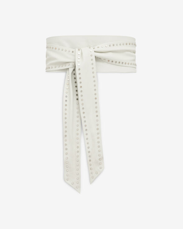 NERADAY STUDDED LEATHER BELT