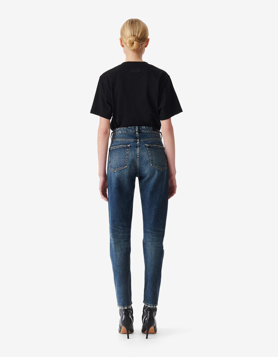 FADED STRAIGHT-LEG JEANS