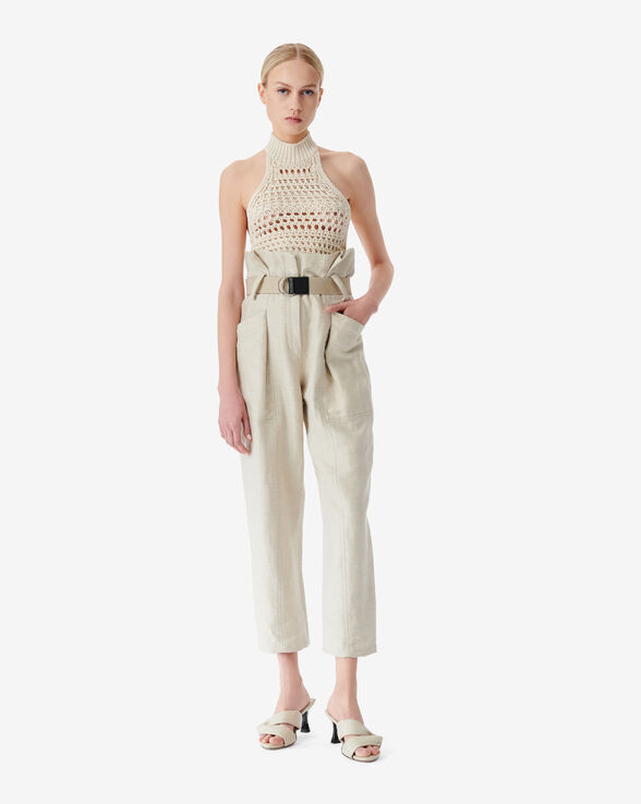 EWEA HIGH-NECK KNIT TOP