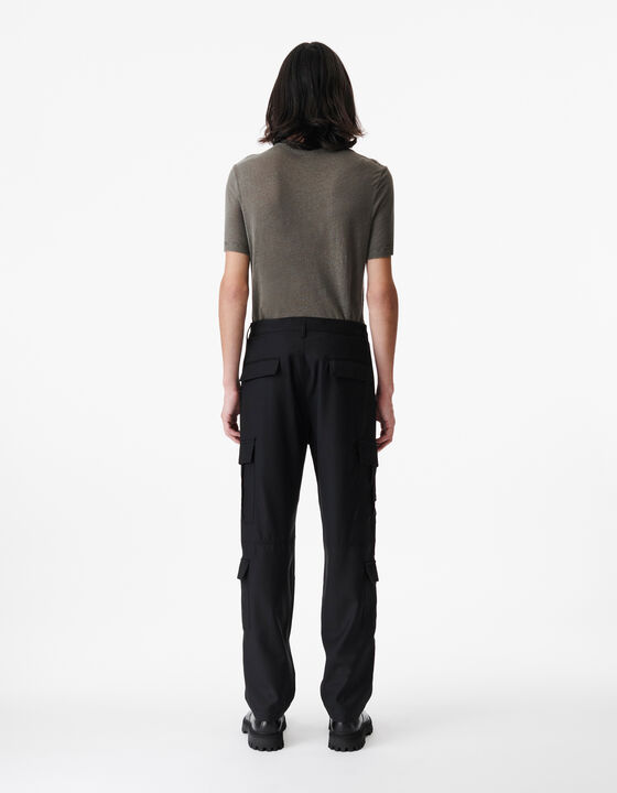 WOOL CARGO PANTS