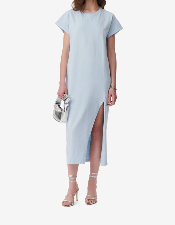 SLIT T-SHIRT DRESS