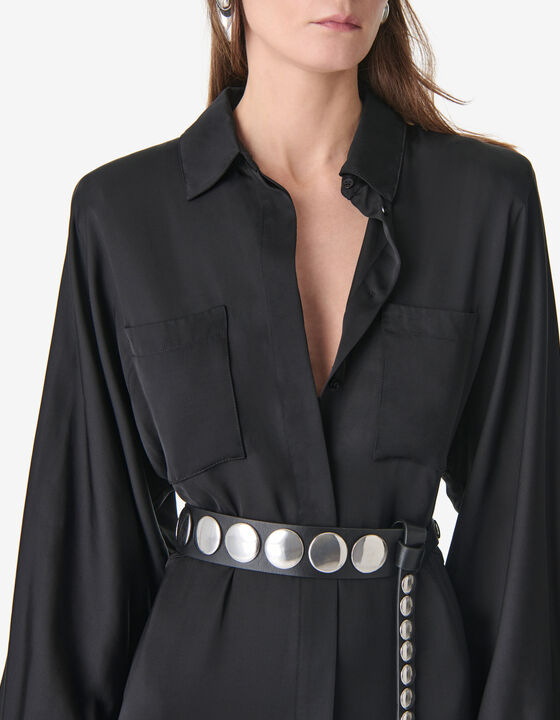 ROBE LONGUE &Agrave; &Eacute;PAULETTES