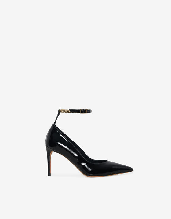 STRAPPY LEATHER PUMPS