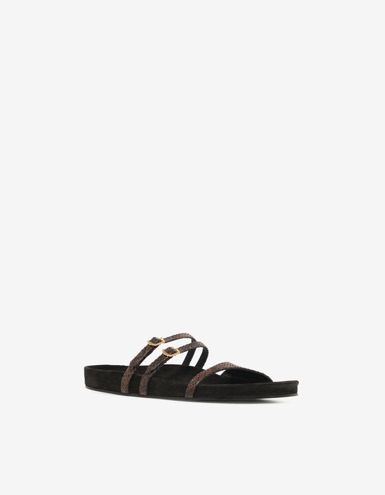 SANDALES PLATES PYTHON