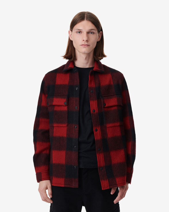 ILARIO CHECKERED OVERSHIRT