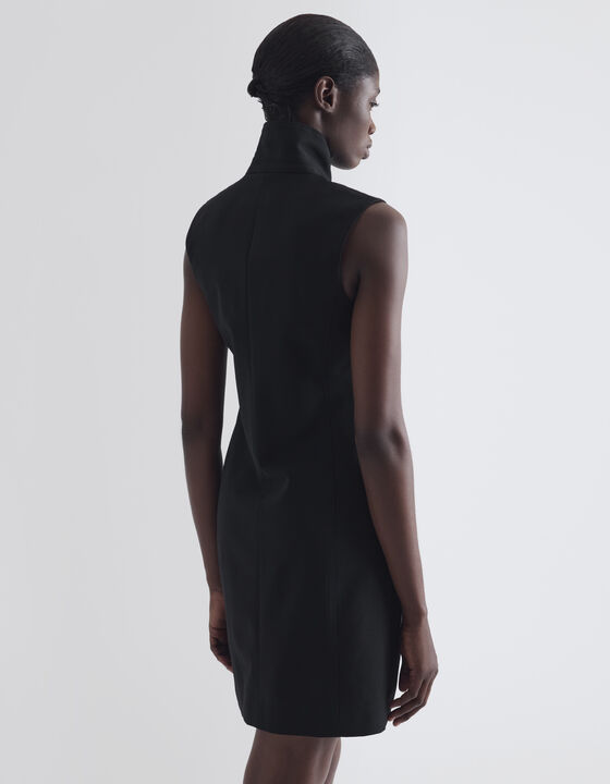 ROBE COURTE &Agrave; COL MONTANT