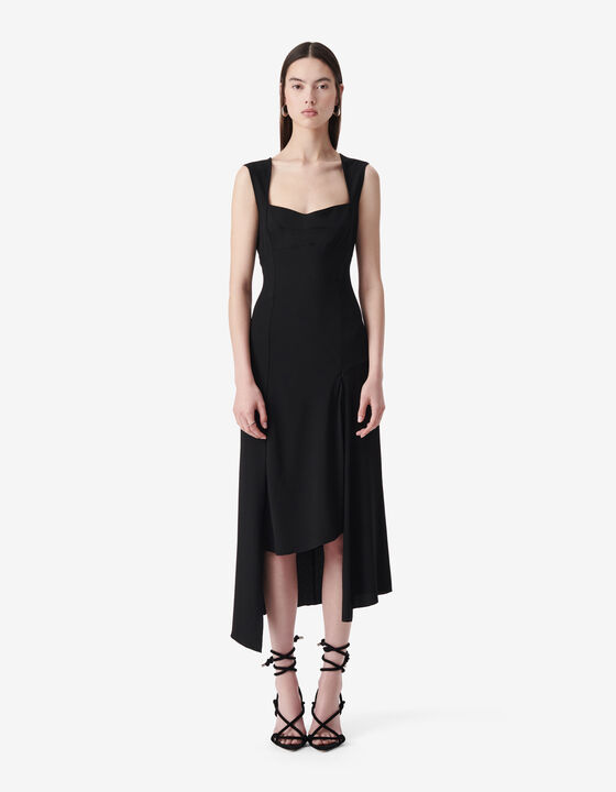 ASYMMETRICAL MIDI DRESS