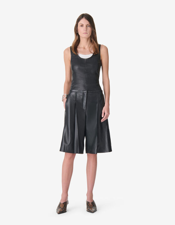 LEATHER SHORTS