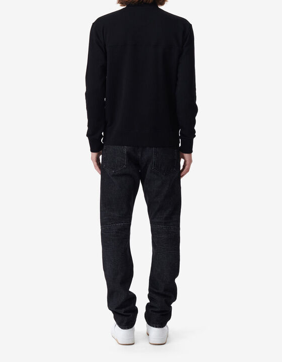 SWEATSHIRT WITH ZIP-UP NECKLINE