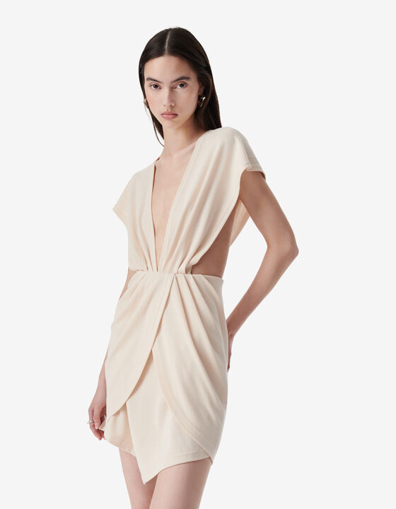 SHORT WRAP DRESS