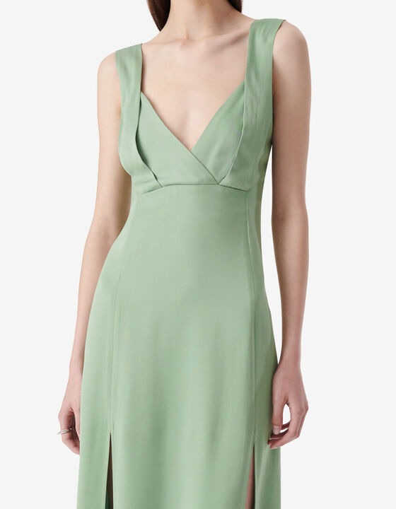 STRAPLESS MIDI DRESS