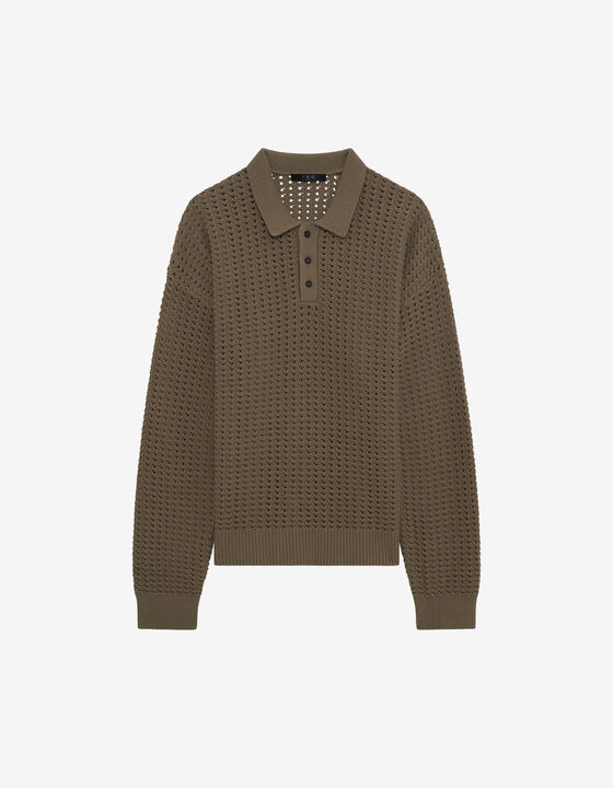 POLO-NECK PULLOVER