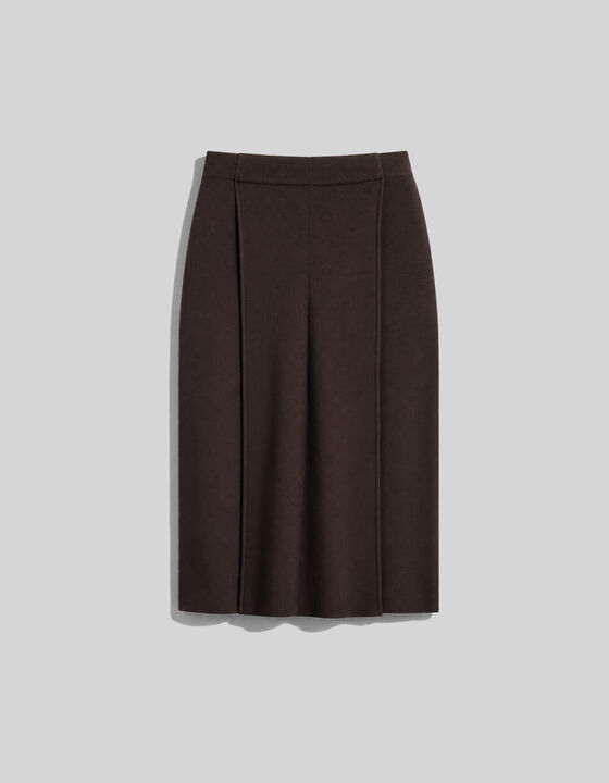MIDI RIBBED SKIRT