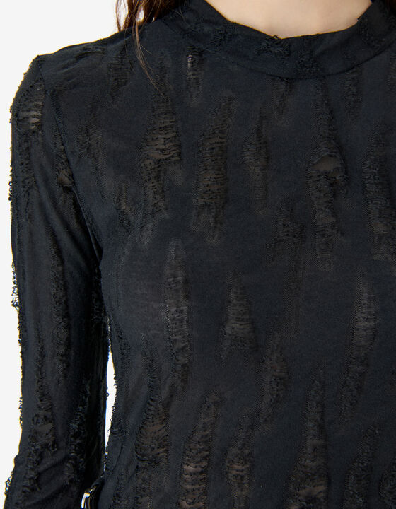 T-SHIRT EN JACQUARD