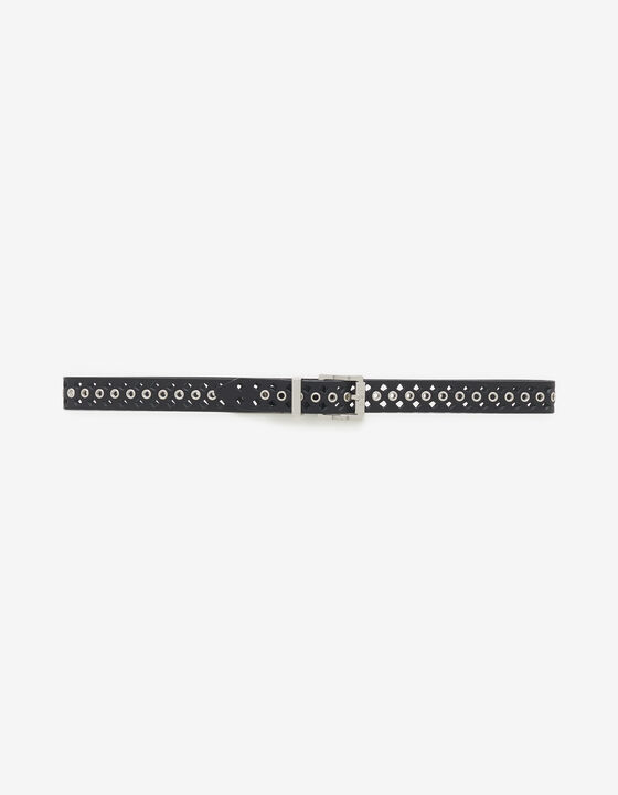 PERFORATED LEATHER BELT