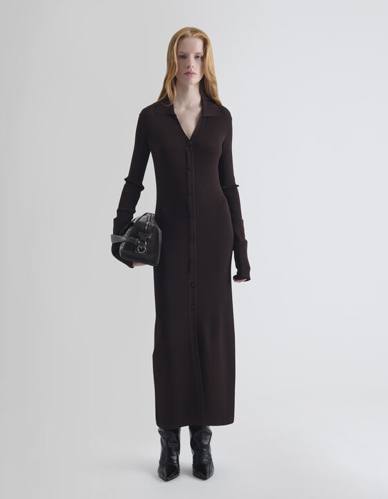 RIBBED LONG DRESS