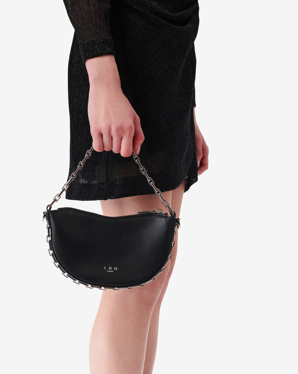 ARC BABY CHAIN LEATHER SHOULDER BAG