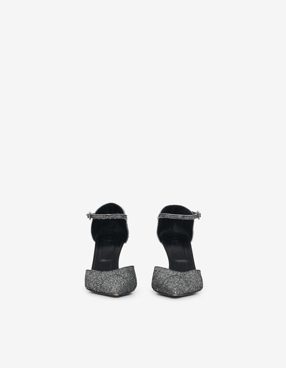 GLITTER HIGH-HEEL PUMPS