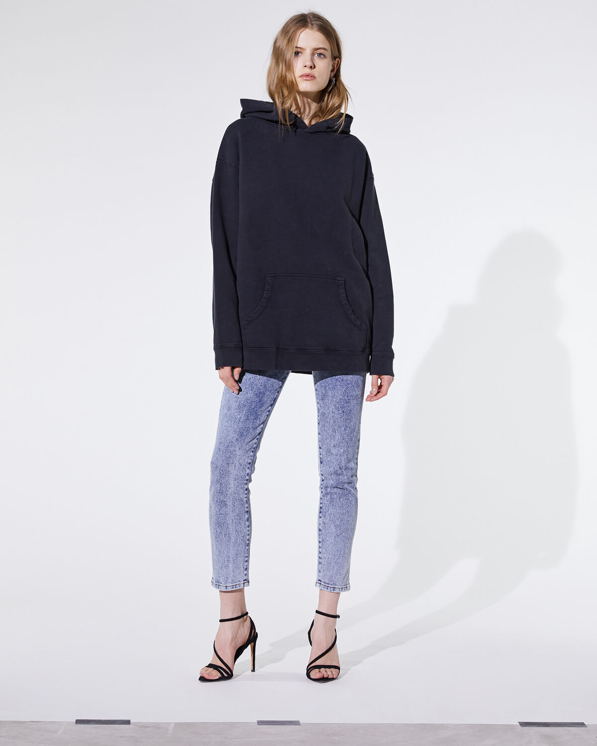 Lucky Sweatshirt Used Black by IRO Paris