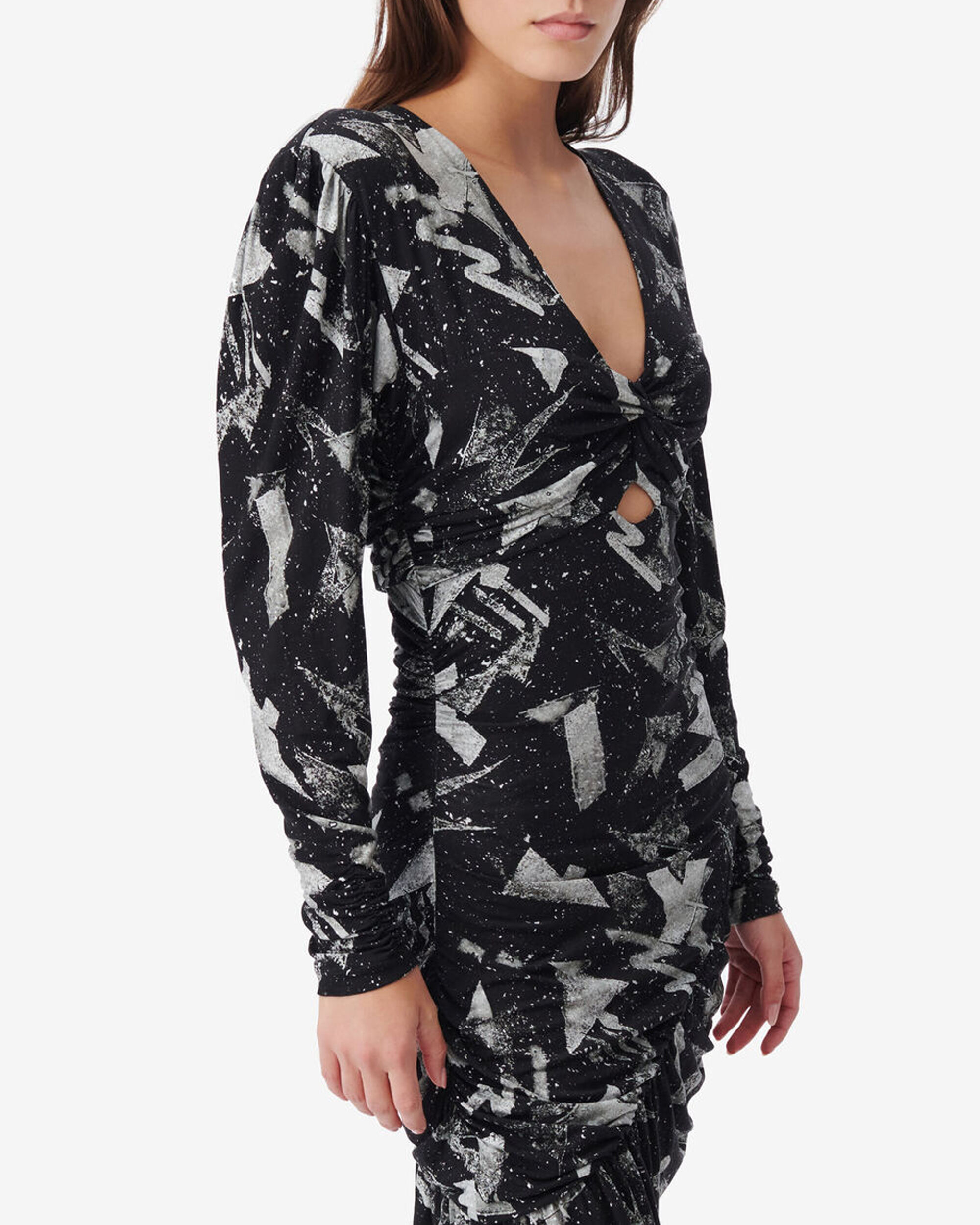 Yanna floral long sleeve dress clearance