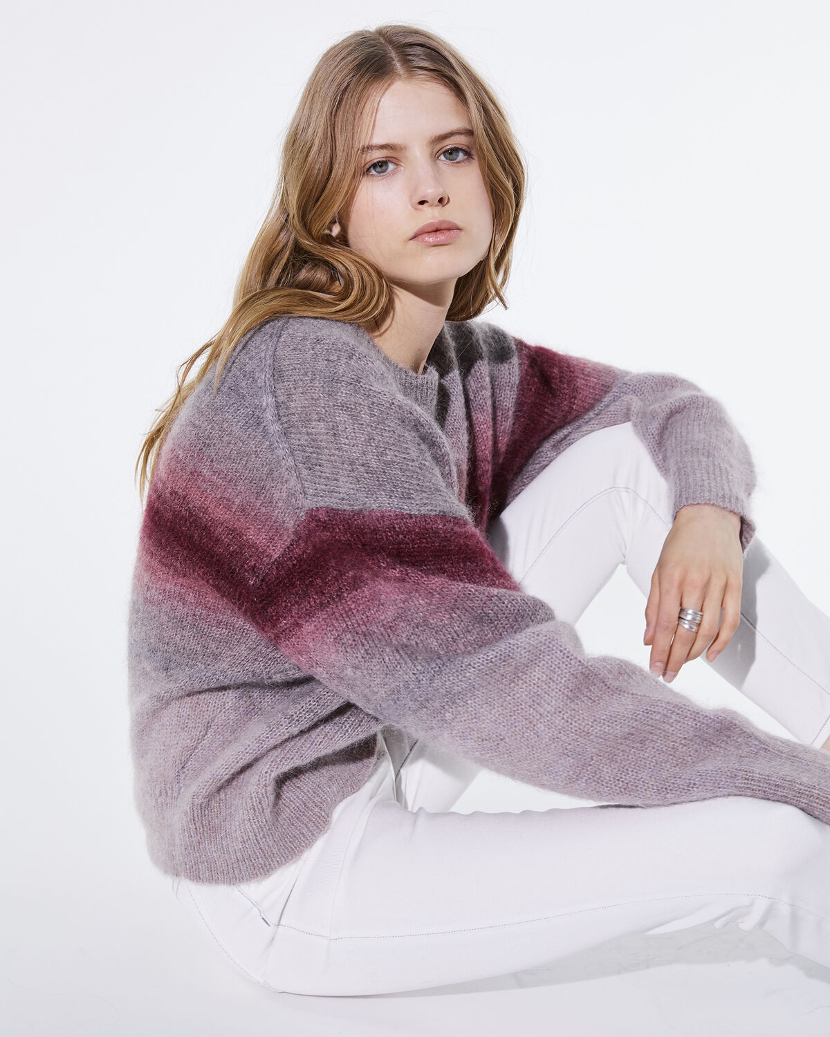 Carman Sweater Dark Purple by IRO Paris